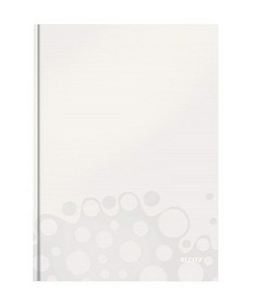 Блокнот Leitz WOW A4, 80 листов, клетка, белый