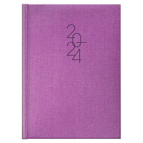 Ежедневник 2024 Стандарт Tweed фиолетовый