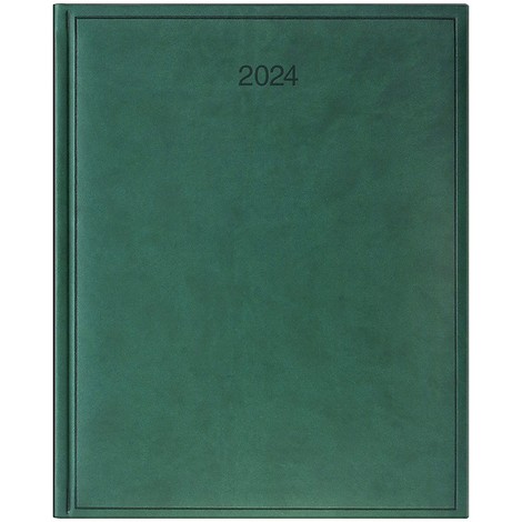 Еженедельник 2024 Бюро Soft ср/т зеленый - №1