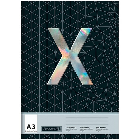 Альбом-склейка для рисования Xtreme А3 20 л. 100 г/м2 - №1