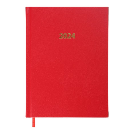 Ежедневник датированный 2024 Buromax STRONG, красный - №1