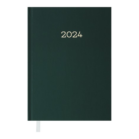 Ежедневник датированный 2024 Buromax MONOCHROME, зеленый - №1