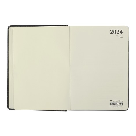 Ежедневник датированный 2024 Buromax BRAVO (Soft), черный - №5