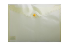 Папка-конверт на кнопці А4 Buromax, 170 мкм, жовта