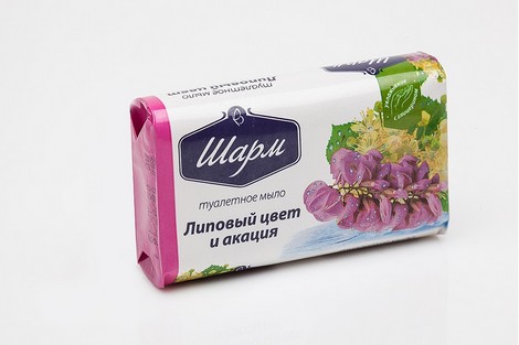 Мыло туалетное ШАРМ 70г Липовый цвет и акация - №1