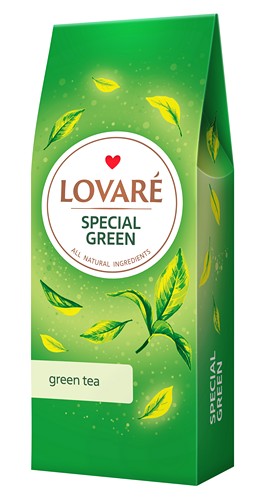 Чай зеленый 80г, лист, "Special Green", LOVARE - №1