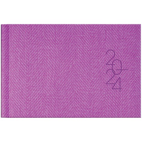 Еженедельник 2024 карман. Tweed фиолетовый - №1