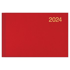Еженедельник 2024 карман. Miradur з/т красный