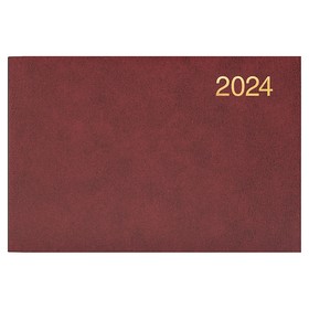 Еженедельник 2024 карман. Miradur з/т бордовый