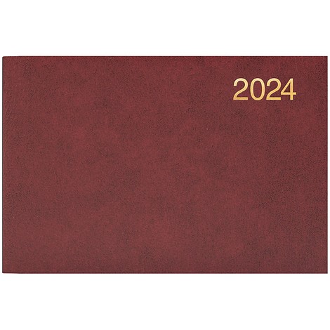 Еженедельник 2024 карман. Miradur з/т бордовый - №1
