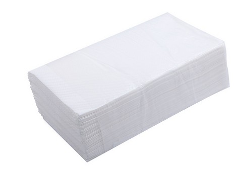Полотенца целлюлозные V-образные, 160 шт., 2-х слойные, белые - №1