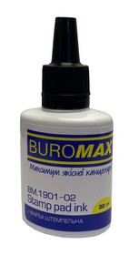 Фарба штемпельна Buromax 30 мл, чорна