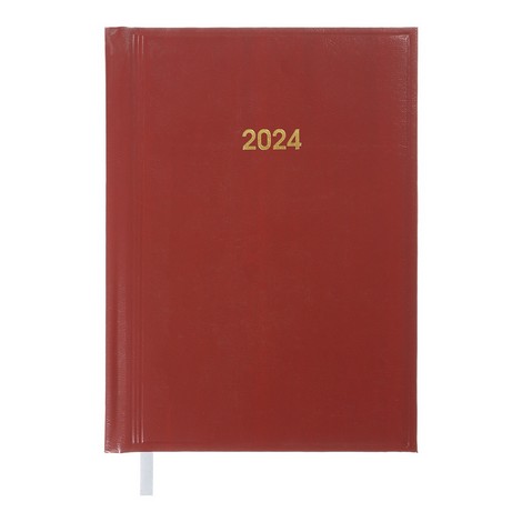 Ежедневник датированный 2024 Buromax BASE (Miradur), бордовый - №1