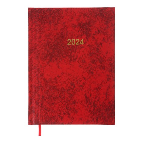 Ежедневник датированный 2024 Buromax BASE (Miradur), красный - №1