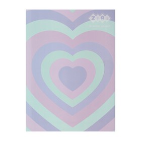 Блокнот ZiBi KIDS Line PATTERN А5, 64 листа, клетка, розовый
