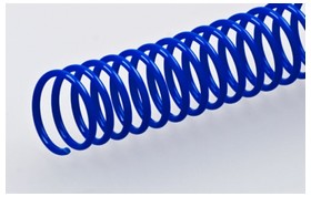 Пластикова спіральна пружина 20мм синя