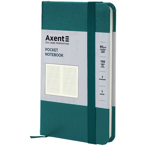 Книга записная Partner, 95*140, 96 л., кл., малахитовая - №2