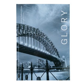 Книга записная А4 96л., клет., Glory