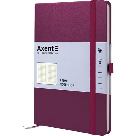 Книга записная Partner Prime, 145*210, 96 л., кл., винная - №2