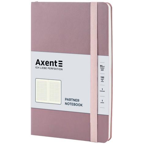 Книга записная Partner Soft 125*195, 96арк, Earth Colors, розовая - №2