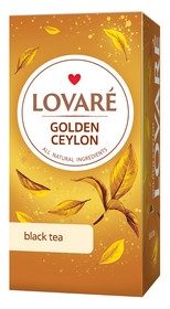 Чай чорний 2г*24, пакет, "Golden Ceylon", LOVARE