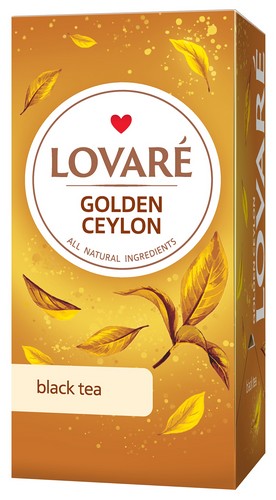 Чай чёрный 2г*24, пакет, "Golden Ceylon", LOVARE - №1