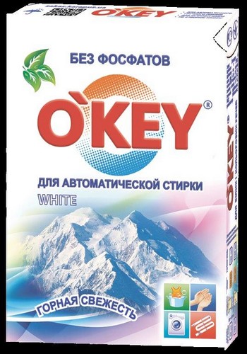 Порошок стиральный по авт. Universal 400г, O'KEY - №1