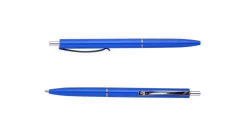 Ручка шарик.автомат.COLOR, L2U, 1 мм, синий корпус, синие чернила - №1