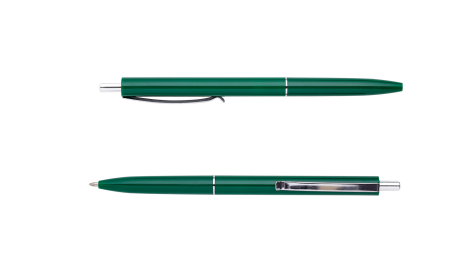 Ручка шарик.автомат.COLOR, L2U, 1 мм, зеленый корпус, синие чернила - №1