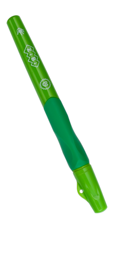 Ручка шариковая для левши с резиновым грипом, синий, дисплей, KIDS Line - №4