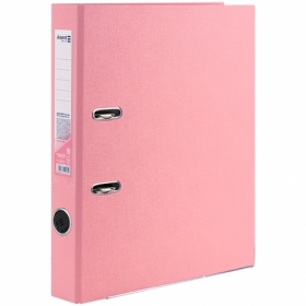 Папка-регистратор одност. PP 5 cм, собрана, Pastelini, розовая