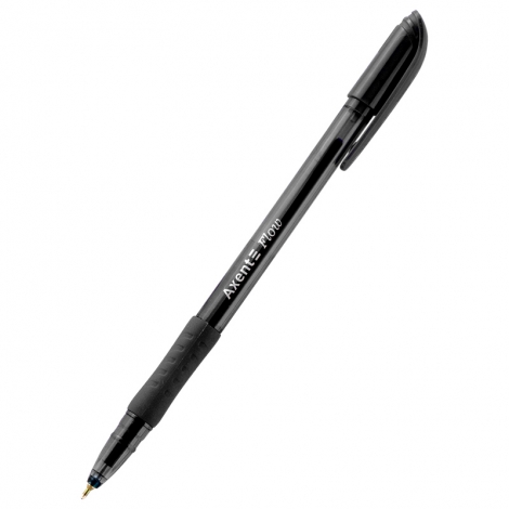 Ручка масляная Flow, черная - №1
