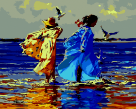 Картина за номерами "Жовто-блакитна дружба", 40*50