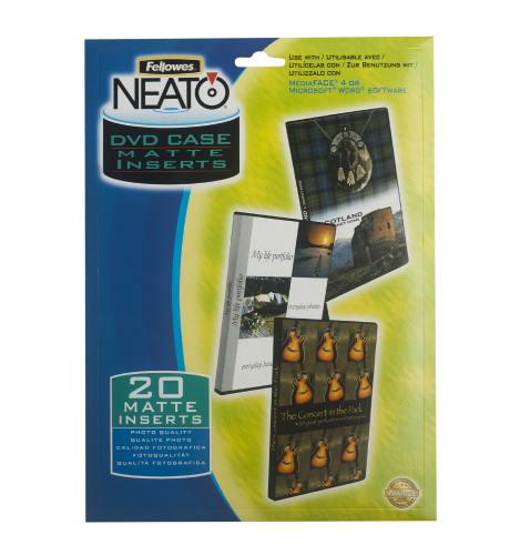 Матовые вкладыши NEATO в коробки Simline для CD/DVD дисков - №1