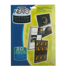 Матові вкладиші NEATO в коробки Simline для CD/DVD дисків