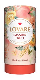 Чай чорний 80г, лист, "Пристрасний фрукт", LOVARE