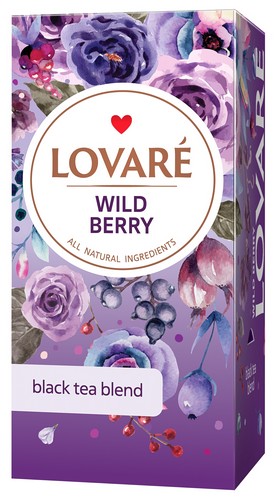 Чай черный 2г*24, пакет "Wild berry", LOVARE - №1