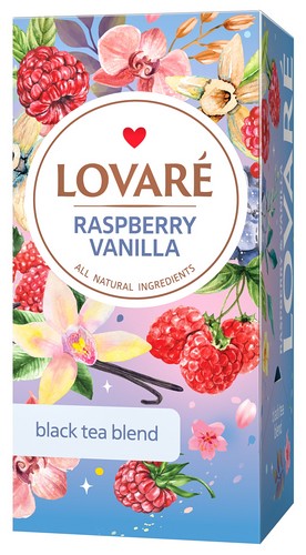 Чай черный 2г*24, пакет, "Raspberry vanilla", LOVARE - №1