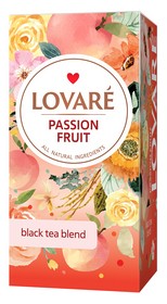 Чай чорний 2г*24, пакет, "Passion fruit", LOVARE