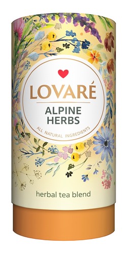 Чай травяной 80г, лист, "Alpine herbs", LOVARE - №1