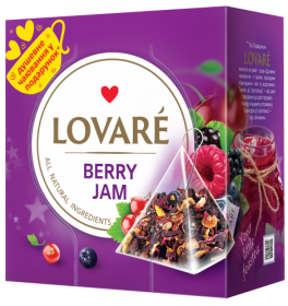 Чай квітковий 2г*15, пакет, "Berry Jam", LOVARE