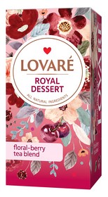Чай квітковий 1.5г*24, пакет, "Королівський десерт", LOVARE
