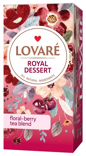 Чай цветочный 1.5г*24, пакет, "Королевский десерт", LOVARE - №1