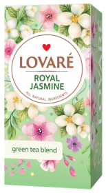 Чай зелений 1.5г*24, пакет, "Royal Jasmine", LOVARE