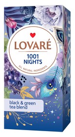 Чай бленд чорного та зеленого 2г*24, пакет, "1001 Nights", LOVARE