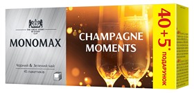 Чай бленд чорного та зеленого 1.5г*45, пакет, CHAMPAGNE MOMENT, МОNОМАХ