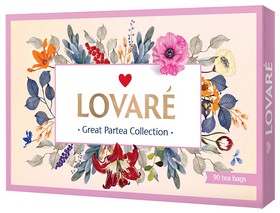 Чай асорті «Great Party» 18 видів пакетиків по 5 шт, LOVARE