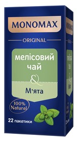 Чай Мелісовий 1,5г*22, пакет, М'ята, МОNОМАХ