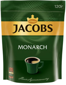 Кава розчинна 120г, пакет, JACOBS MONARCH