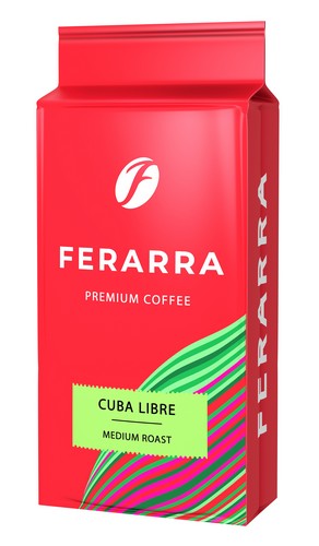 Кофе молотый 250г, вак.уп., CAFFE CUBA LIBRE, FERARRA - №1